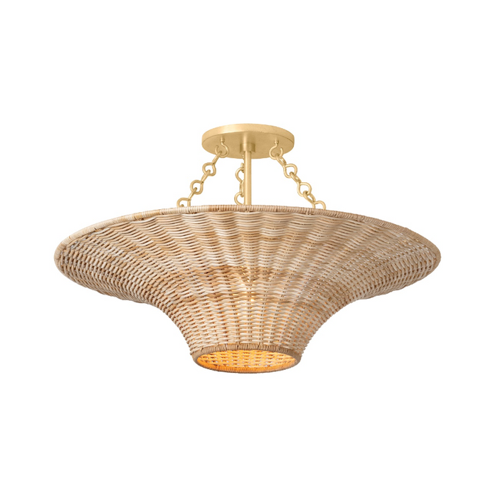 Troy C2425 Ketan 1-lt 25" Semi-Flush