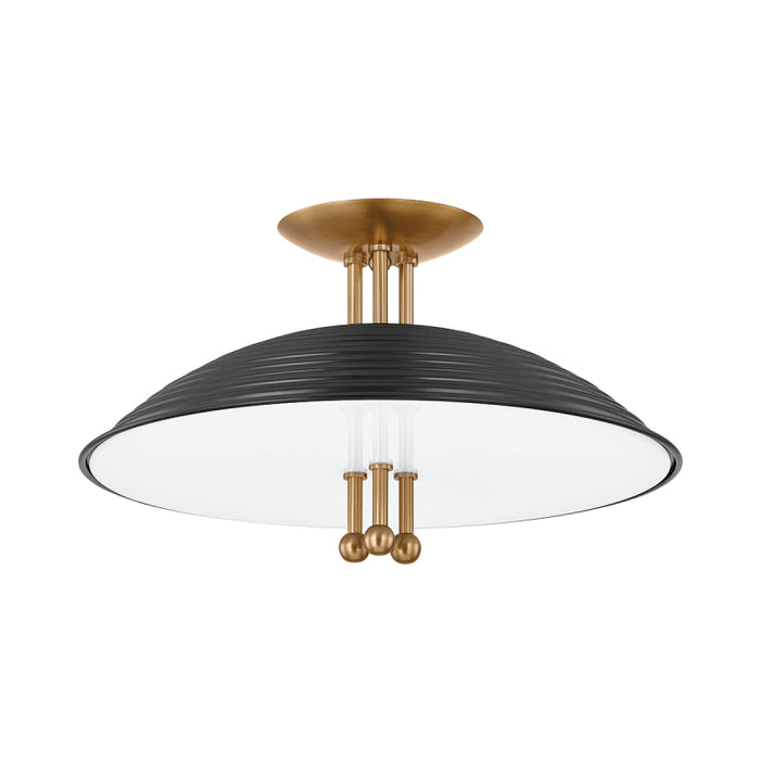 Troy C4416 Larkin 3-lt 16" Semi Flush Mount