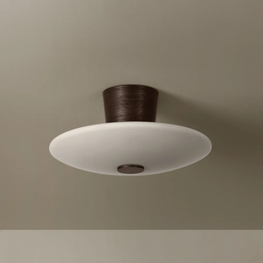 Troy C5016 Albus 1-lt 16" LED Semi Flush Mount