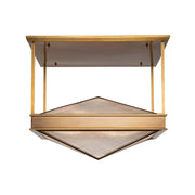 Alora SF332919 Cairo 4-lt 19" Semi Flush Mount - Vintage Brass