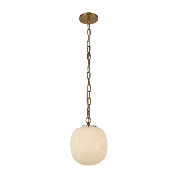 Alora Mood PD579112 Cherise 1-lt 12" Pendant - Brushed Gold