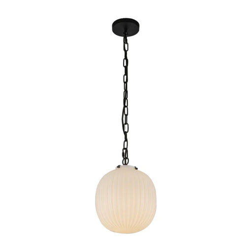Alora Mood PD579112 Cherise 1-lt 12" Pendant - Matte Black