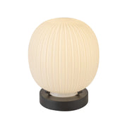 Alora Mood TL579107 Cherise 1-lt 8" Tall Table Lamp - Matte Black