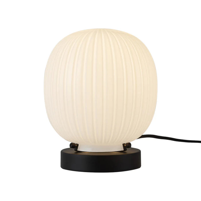 Alora Mood TL579107 Cherise 1-lt 8" Tall Table Lamp - Matte Black