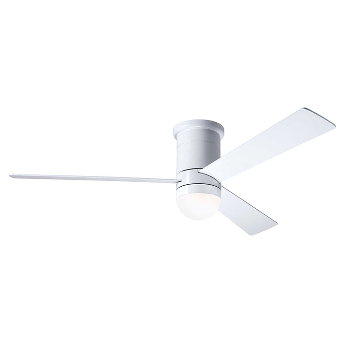 Modern Fan Cirrus Flush 50" DC Ceiling Fan with LED Light