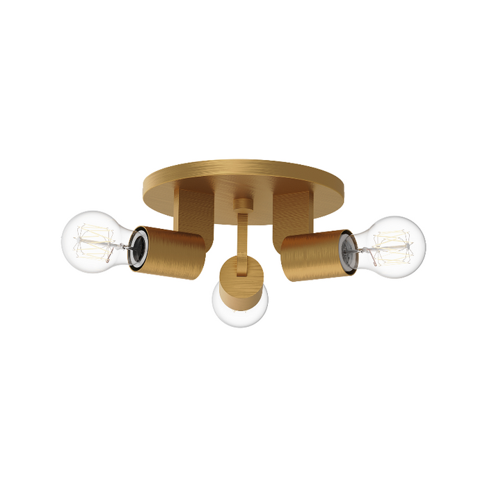 Alora Mood SF607003 Claire 3-lt 10" Semi Flush Mount