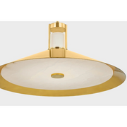 Hudson Valley 3020 Clermont 2-lt 20" LED Pendant - Aged Brass