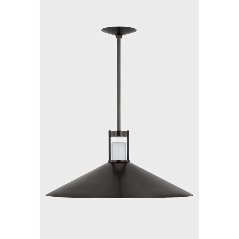 Hudson Valley 3028 Clermont 2-lt 28" LED Pendant - Distressed Bronze