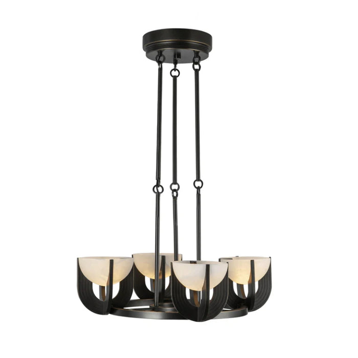 Alora CH362423 Colette 4-lt 23" LED Chandelier - Urban Bronze