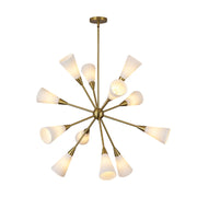 Alora Mood CH462039 Cosmo 12-lt 39" Chandelier - Brushed Gold
