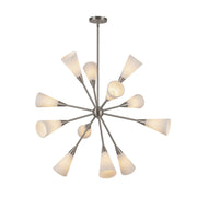 Alora Mood CH462039 Cosmo 12-lt 39" Chandelier - Brushed Nickel