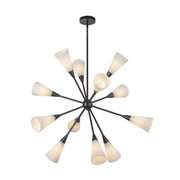 Alora Mood CH462039 Cosmo 12-lt 39" Chandelier - Matte Black