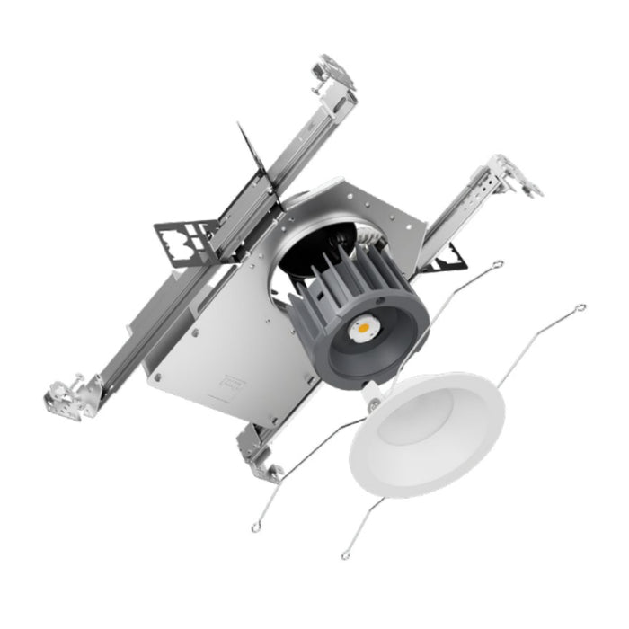 DMF C Series 4" LED Round New Construction Downlight, 1500lm