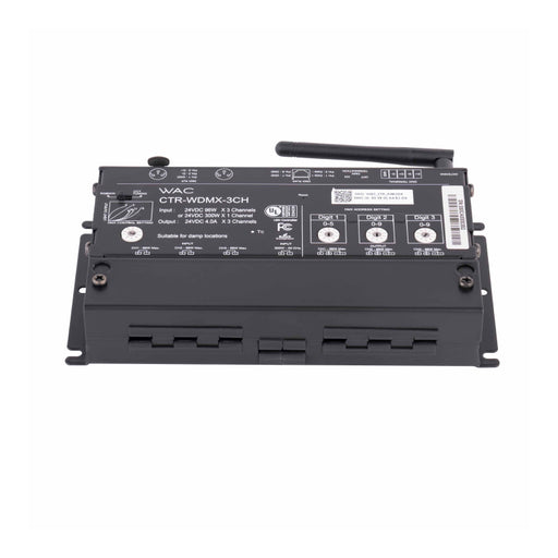 WAC CTR-WDMX-3CH Wireless DMX LED Controller InvisiLED