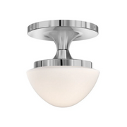 Hinkley 47811 Knox 1-lt 8" LED Semi-Flush Mount - Chrome