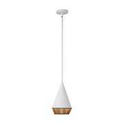Alora Mood PD633107 Daphne 1-lt 7" Pendant - White