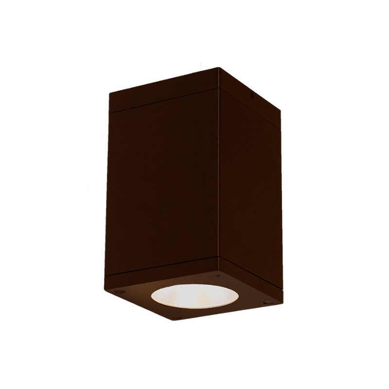 WAC DC-CD0517 Cube Architectural 5" 17W LED Ceiling Mount - Bronze