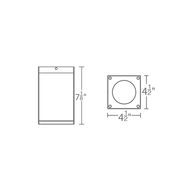 WAC DC-CD0517 Cube Architectural 5" 17W LED Ceiling Mount
