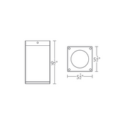 WAC DC-CD0622 Cube Architectural 6" 22W LED Ceiling Mount