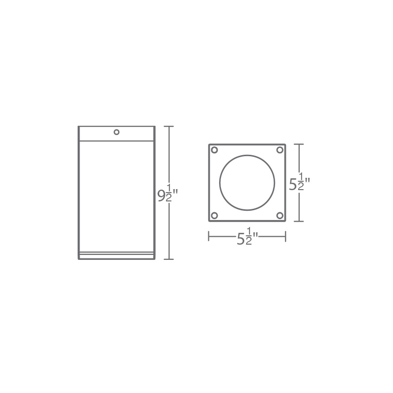 WAC DC-CD0622 Cube Architectural 6" 22W LED Ceiling Mount