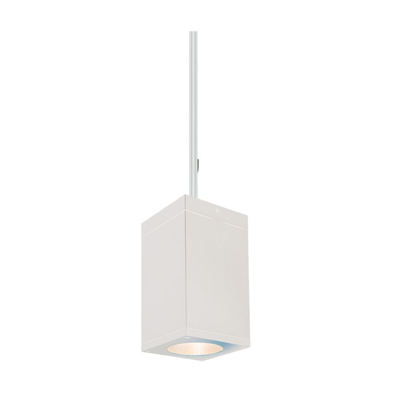 WAC DC-PD0622 Cube Architectural 6" 22W LED Pendant - White