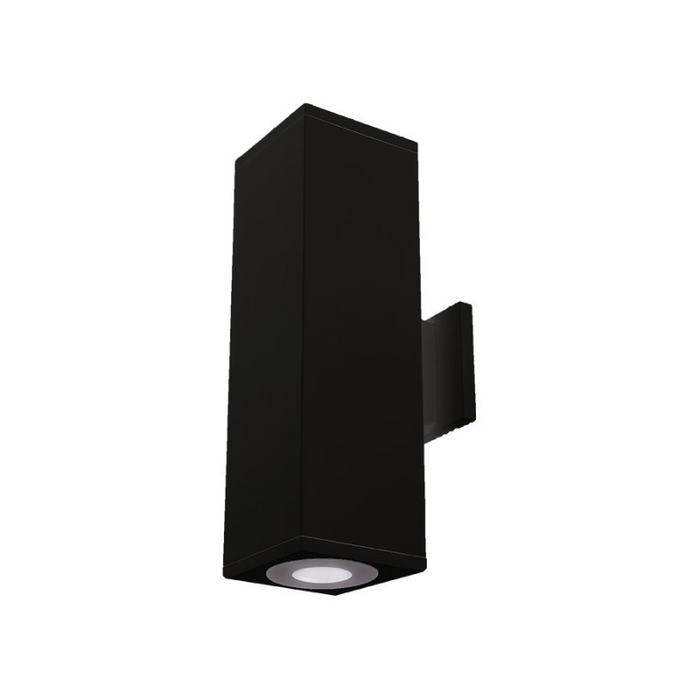 WAC DC-WD06-U Cube Architectural 6" 22W LED Ultra Double Wall Mount - Black