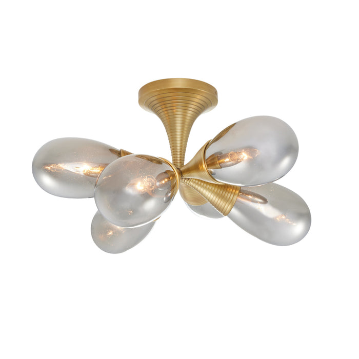 Arteriors DFC15 Giselle 6-lt 24" Semi Flush Mount