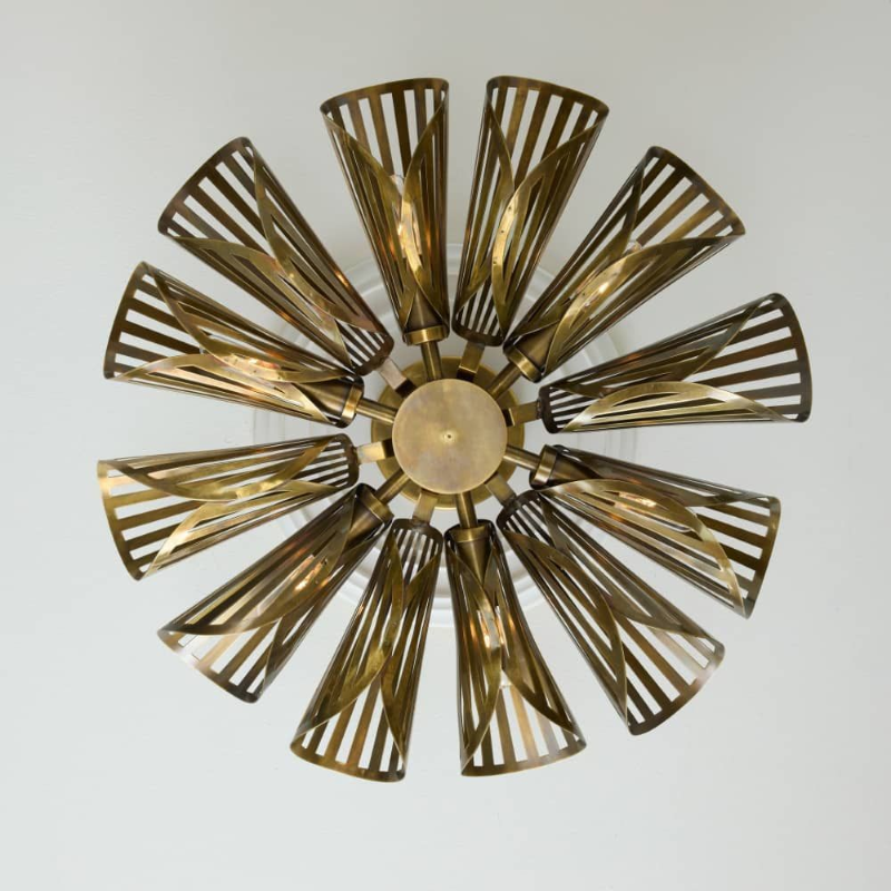 Arteriors DFI06 Francesca 12-lt 20" Flush Mount