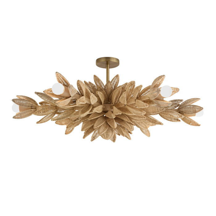 Arteriors DFS03 Kasai 6-lt 37" Semi-Flush Mount