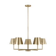Visual Comfort DJC1265 Ender 5-lt 33" Chandelier - Satin Brass