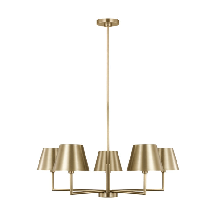 Visual Comfort DJC1265 Ender 5-lt 33" Chandelier - Satin Brass