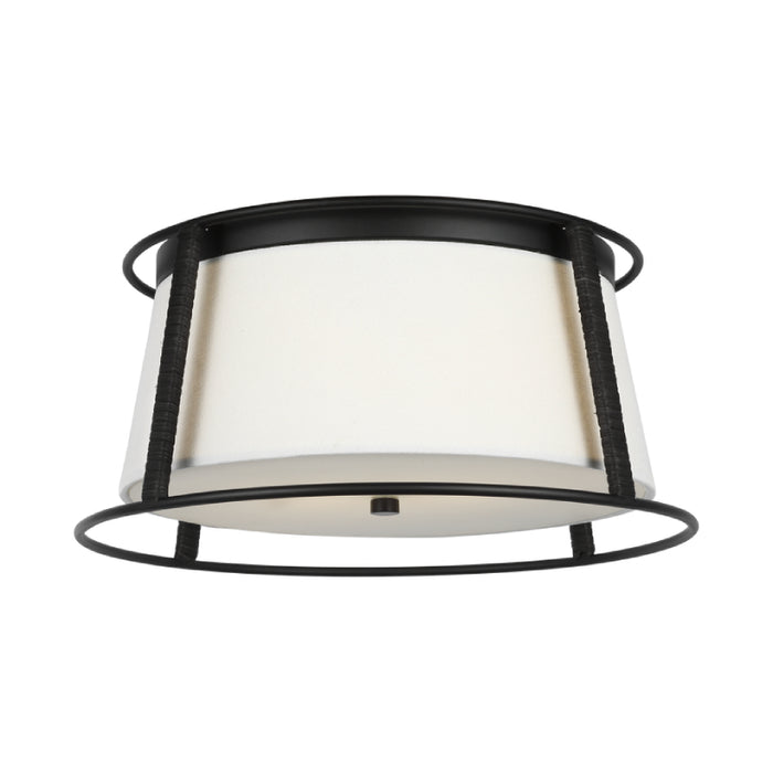 Visual Comfort DJF1002 Cortes 2-lt 14" Medium Flush Mount - Midnight Black
