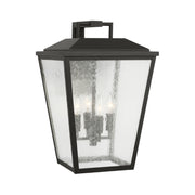 Visual Comfort DJO1084 Kennewick 4-lt 19" Tall Outdoor Extra Large Wall Lantern - Textured Black