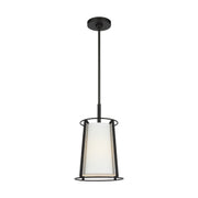 Visual Comfort DJP1011 Cortes 1-lt 10" Medium Hanging Pendant - Midnight Black