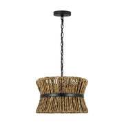Visual Comfort DJP1052 Thurlo 2-lt 14" Small Pendant - Midnight Black