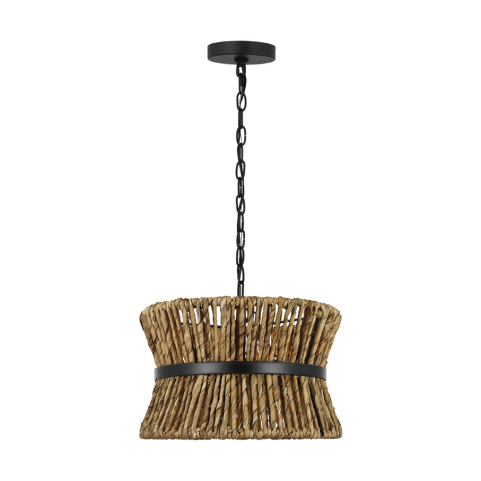 Visual Comfort DJP1052 Thurlo 2-lt 14" Small Pendant - Midnight Black