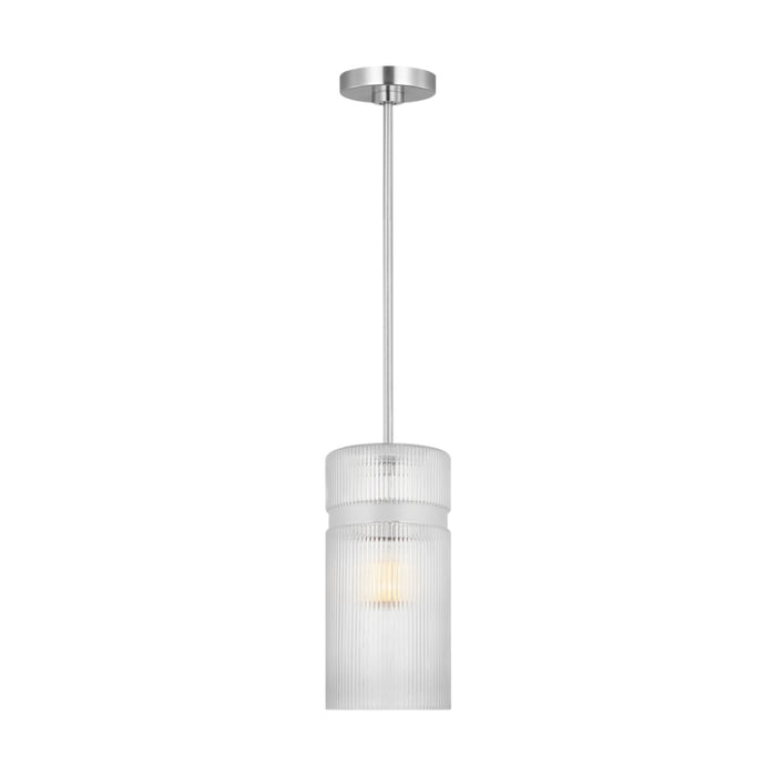 Visual Comfort DJP1211 Liouet 1-lt 7" Small Pendant - Brushed Nickel