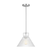 Visual Comfort DJP1221 Liouet 1-lt 12" Medium Pendant - Brushed Nickel