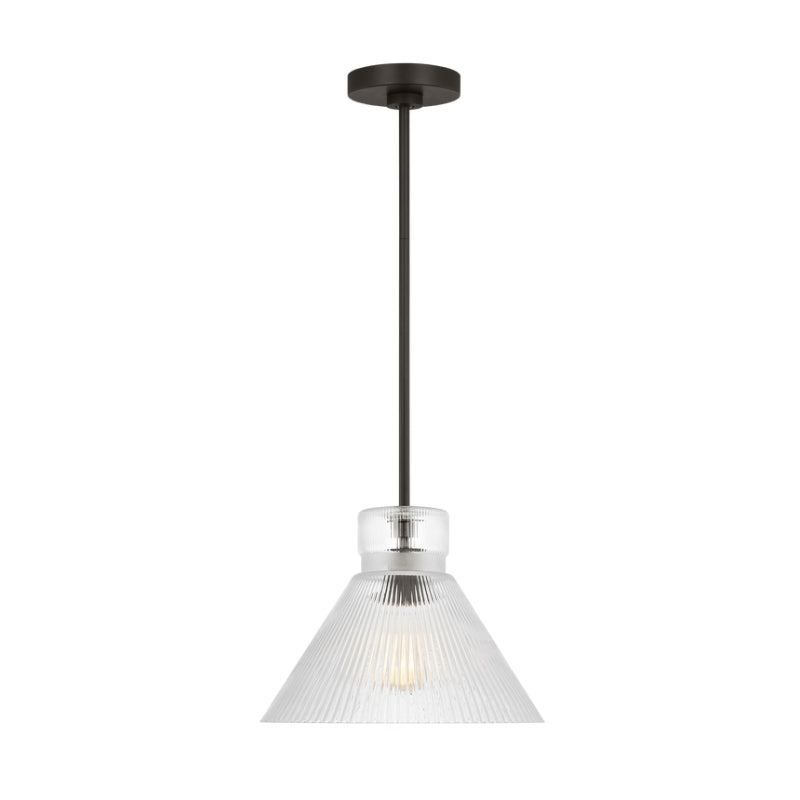 Visual Comfort DJP1221 Liouet 1-lt 12" Medium Pendant - Midnight Black