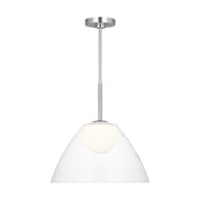 Visual Comfort DJP1251 Suma 1-lt 16" Medium Pendant - Brushed Nickel