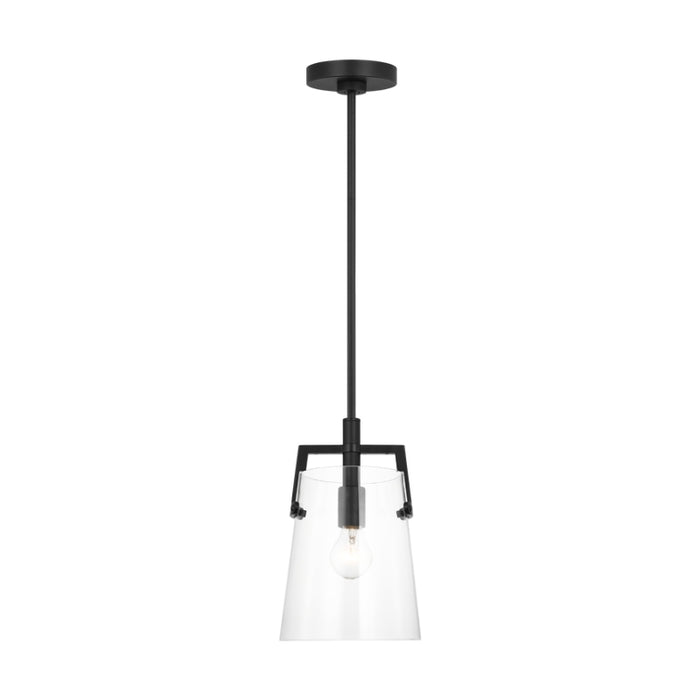 Visual Comfort DJP1261 Crofton 1-lt 8" Small Pendant - Midnight Black