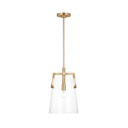 Visual Comfort DJP1271 Crofton 1-lt 10" Medium Pendant - Satin Brass