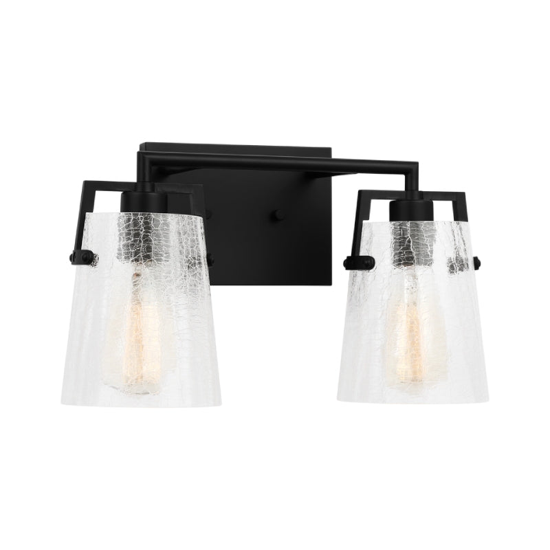 Visual Comfort DJV1032 Crofton 2-lt 15" Vanity Light - Midnight Black