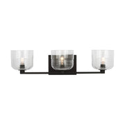 Visual Comfort DJV1113 Lochdale 3-lt 24" Large Vanity Light - Midnight Black
