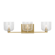 Visual Comfort DJV1113 Lochdale 3-lt 24" Large Vanity Light - Satin Brass