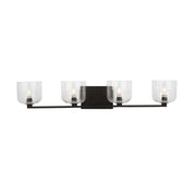 Visual Comfort DJV1114 Lochdale 4-lt 34" Extra Large Vanity Light - Midnight Black
