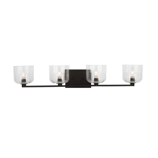 Visual Comfort DJV1114 Lochdale 4-lt 34" Extra Large Vanity Light - Midnight Black