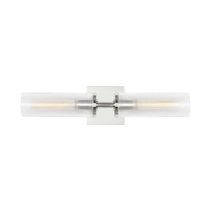 Visual Comfort DJW1092 Sarita 2-lt 21" Medium Wall Sconce - Chrome