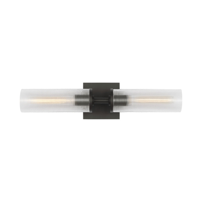 Visual Comfort DJW1092 Sarita 2-lt 21" Medium Wall Sconce - Midnight Black