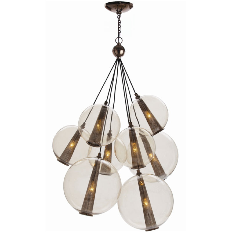 Arteriors Caviar 8-lt 29" Pendant